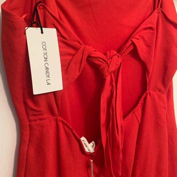 NWT Cotton Candy LA Red Mini Dress - Picture 6 of 6